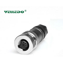 Соединитель клеммный VELLEDQ M12-F08T (розетка)